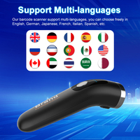 Escáner Portátil Inalámbrico 4G de Última Generación, Lector de Códigos de Barras 1D/2D con Sensor CMOS, Megapíxeles S80