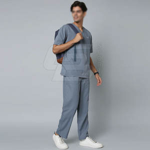 Conjunto de Uniforme Médico Elástico para Hombre, Estilo Moderno 2026, Ropa de Hospital, Uniforme Cómodo y Elegante para Enfermeros y Doctores - Product Image 1
