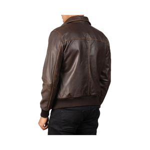 2023 Veste en cuir de vache résistante à l'eau de haute qualité pour hommes, veste en cuir 100% de couleur personnalisée pour hommes - Product Image 5