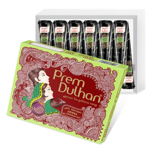 Traditional Herbal Henna <b>Mehndi</b> <b>Cones</b> 30g Premium Grade Ammonia-Free Ready Use Smooth Texture Deal for Festivals Wedding Cream - Product Image 1