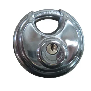 Stainless Discus lock Heavy Duty Round Lock ka and kd key systems