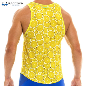 Camiseta sin mangas de sublimación para hombre, de secado rápido y transpirable, de algodón/poliéster, para gimnasio, culturismo y musculación. - Product Image 6