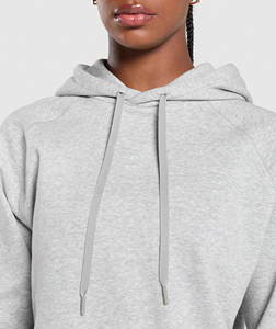 OEM Vente en gros Pull pas cher Sweats à capuche pour femmes Logo personnalisé Formation et jogging Surdimensionné Solide vierge Respirant 100% Coton Sweat à capuche - Product Image 5