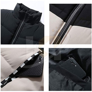 Chaleco Acolchado de Invierno Transpirable para Hombre, Nuevo Diseño Moderno, el Más Vendido, Lavable, Servicio OEM, Fabricado en Poliéster - Product Image 3