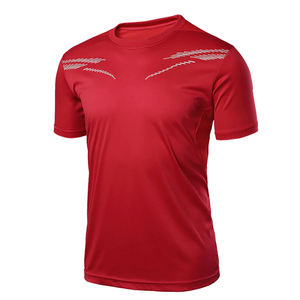 Camiseta Deportiva de Manga Corta para Hombre, Nueva Colección 2025, Ligera, de Secado Rápido, Transpirable, 100% Poliéster, para Correr, Gimnasio, Fisicoculturismo - Product Image 4