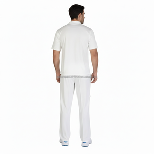 Conjunto de Uniforme de Cricket Sublimado Personalizado para Hombre – Jersey y Pantalones de Cricket de Poliéster de Secado Rápido, Fabricante de Ropa Deportiva para Equipos - Product Image 3
