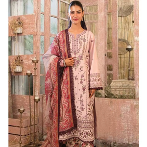 Dhwaja Export Salwar Kameez en coton premium pour femme, style de fête, toutes saisons, coupe confortable, imprimé lourd, haut, bas et dupatta, livraison rapide - Product Image 1
