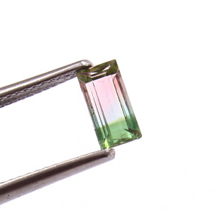 Qualité AAA 0.75 Ct Tourmaline bicolore Baguette Pierre naturelle en vrac pour la fabrication de bijoux - Product Image 3