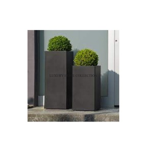 Elegante caja de macetas de Metal de estilo Industrial, elegante acabado mate para oficina, balcón, cubierta, hogar, interior, decoración de paisaje moderno - Product Image 1