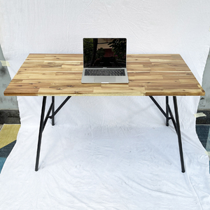 Argon 120x60cm Folding <b>Desk</b> Modern Minimalist <b>Foldable</b> Melaleuca Wood Office Furniture for Bedroom Study Meeting Model SPD68161 - Product Image 3