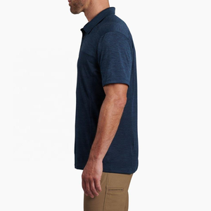 Hommes de haute qualité 100% coton solide tricoté Gym Fit Anti-rides pour les chemises fabricants professionnels nouveau Design personnalisé - Product Image 2