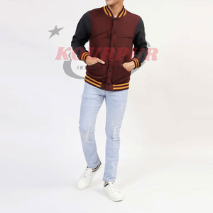 Recién llegado, chaqueta con letras de béisbol para hombre, chaqueta con cuello levantado y diseño de bolsillo a un precio razonable - Product Image 5