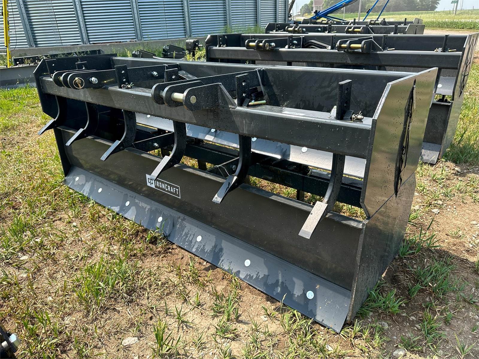 road grader attachment to tractor