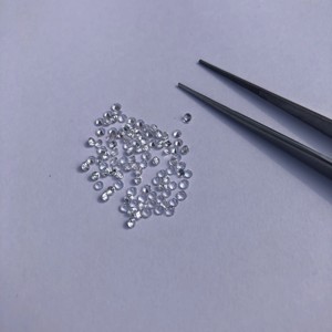 <b>3mm</b> Natural White Topaz Faceted Round Cut Calibrated Loose Gemstones DIY for Jewelry Making Ring Pendants <b>Earrings</b> Alibaba India - Product Image 2