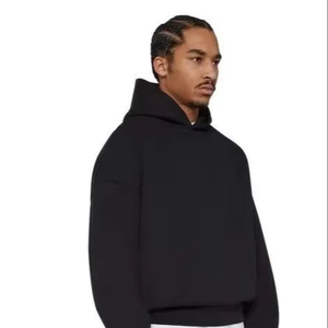 Sudadera con Capucha de Lujo de 600 Gsm, Estilo Francés, Oversize, de Algodón y Felpa, con Hombros Caídos, Diseño Grueso y Estampado para Invierno - Product Image 1