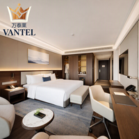 Ensemble complet de meubles pour chambre d'hôtel Vantel, design moderne sur mesure pour les projets d'hôtels, de resorts et d'appartements