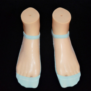 Mode noir or femme chaussette affichage forme en plastique femme vêtements modèle pied Mannequin pour magasin affichage - Product Image 5