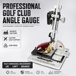 Herramientas de Medición de Cabeza de Palo de Golf de Aluminio: Medidor de Loft y Lie, Herramienta Profesional para Medir el Rebote, Suministro Personalizado para Talleres y Fábricas de Golf - Product Image 1