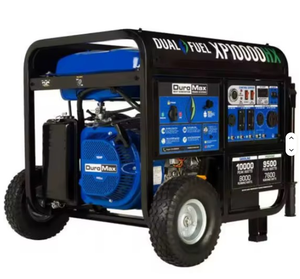 NEW DuroMax 10000 Watt Dual-Fuel Portable <b>Generator</b> - Product Image 1