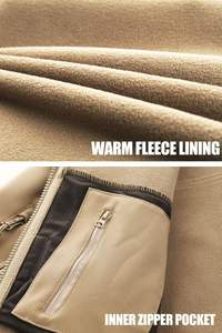 Chaqueta Softshell táctica para exteriores resistente al agua para hombre, cortavientos de invierno con forro polar y camuflaje para senderismo - Product Image 5