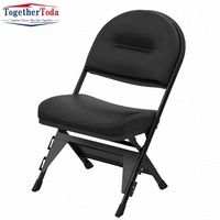 Siège pliable portable en cuir PU robuste pour stades, gymnases, sites sportifs, événements, saison de basketball, chaise pour athlètes
