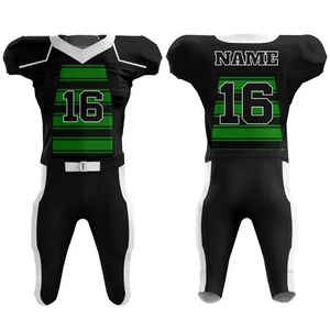 Maillot de football américain personnalisé OEM par sublimation, short respirant anti-humidité 100 % polyester, haute qualité, prix compétitif - Product Image 4