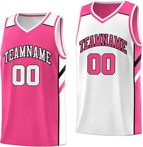 Usine directe en gros maillots de basket-ball réversibles personnalisables uniformes en polyester respirant logo imprimé industrie du sport - Product Image 6