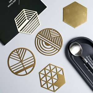 Classic Design Metal Aluminum <b>Coaster</b> <b>Table</b> Top Kitchenware New Design For Home Hotel Decorative - Product Image 2