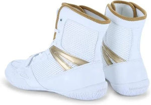 Zapatos de levantamiento de pesas de cuero PU duraderos con diseño de correa para un fuerte agarre y soporte durante las sesiones de gimnasio - Product Image 3