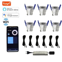 DC12V Mini projecteur 3w TUYA WiFi Dimmable Downlight Set OUTDOOR LED pour véranda et terrasse