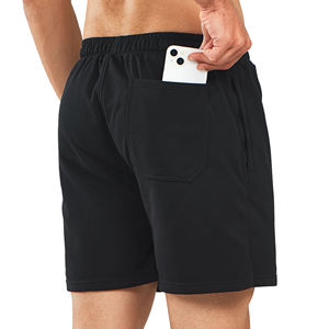 Haute qualité rue mode hommes Shorts blanc sport survêtement natation plage été Vintage français éponge court sweat Shorts pour hommes - Product Image 5