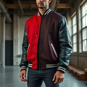Veste universitaire fabriquée au Pakistan avec manches en polyester, ajouter un logo, disponible dans toutes les tailles, fournisseur OEM, bon prix, commande en gros - Product Image 4