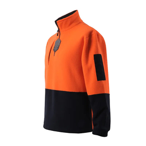 Chaqueta polar para hombre con logotipo personalizado para invierno, chaquetas de Jersey de lana suave, chaqueta con apertura de cremallera para hombre - Product Image 6