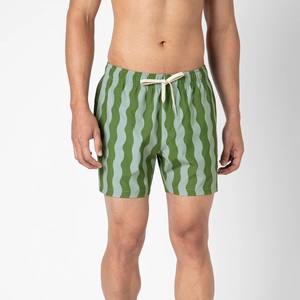 Veliko-Pantalones cortos deportivos de playa para hombre, de secado rápido tela de lona, traje de baño ecológico ligero de cintura media - Product Image 5