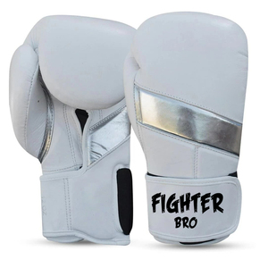 Guantes de boxeo, molde de esponja, acolchado interior con cuero artificial exterior, correa de velcro segura para un control estable de la muñeca. - Product Image 5
