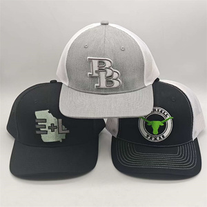 ODM alta calidad moda personalizada 6 paneles DIY logo transpirable camionero malla sombrero-camionero sombrero con panel de malla - Product Image 2