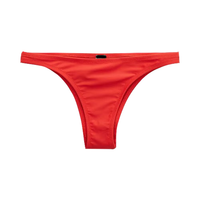 Servicio OEM Personalizado: Tangas de Mujer Tejidas de Spandex/Bambú con Estampado Animal, Remaches, Cintura Media, Estilo Diario, Ecológicas y Antiestáticas