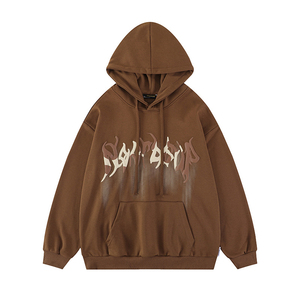 Sudaderas Unisex Gruesas de 300g al por Mayor, Diseño con Logotipo Personalizado Impreso, Manga Larga, Estilo Holgado con Bolsillo - Product Image 5