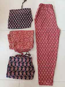 Femmes coton imprimé végétal Ajrakh pantalon Handblock impression lâche cordon été Boho doux pyjama bohème OEM personnalisé - Product Image 6