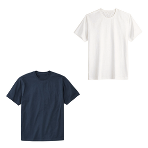 Camiseta personalizada para hombre en algodón azul gris oscuro transpirable nuevos estilos buen precio para pedido a granel directo Vinh Hung Vietnam Factory - Product Image 1