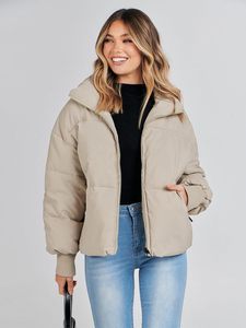 OEM Services High Quality <b>Women</b> Puffer <b>Jacket</b> New Design for Winter Custom Crop puffer <b>Jackets</b> <b>Women</b> - Product Image 2