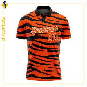 Samavia เสื้อโปโล8ลูกสำหรับผู้ชายเสื้อโบวลิ่งแบบทีมพิมพ์ลาย - Product Image 2