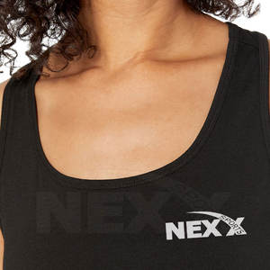 Camiseta sin mangas para mujer de calidad superior Ropa de entrenamiento de verano informal en stock Patrón sólido Tallas grandes - Product Image 5