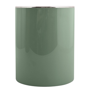 Cestino per Rifiuti in Plastica Rotondo AKO 5.5L Verde Scuro - Product Image 1