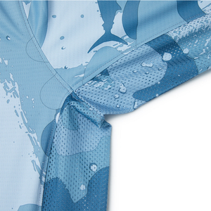 Custom Logo Design Sublimated Men's Sun Protection <b>Uv</b> Fishing Hoodie Upf 50 Hooded Fishing <b>Shirts</b> Hoodies Polyester Breathable - Product Image 6