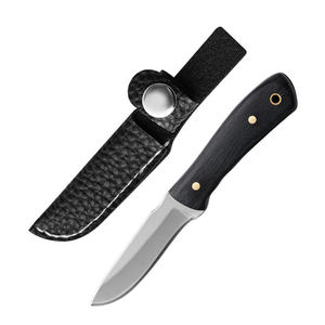 Cuchillo de Caza Multiusos Hecho a Mano de Acero D2 con Acabado Satinado, Funda de Cuero Personalizable y Duradera, Mango de Madera Compatible con OEM - Product Image 5
