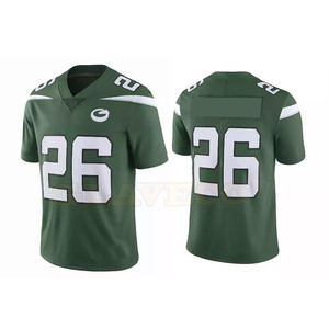 Maillot de football américain respirant de qualité supérieure, taille plus, manches courtes, 100% polyester, meilleur matériau, vente en gros - Product Image 1