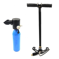 Mini Kegerator, Tanque de CO2 de 0.5L, 0.67kg, Cilindro Portátil de Aleación de Aluminio
