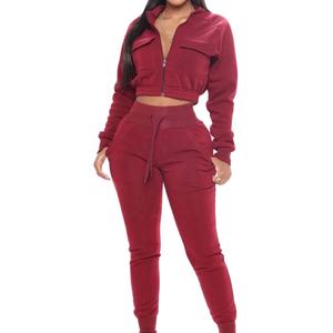 Alta calidad 100% algodón desgastado recortado pulóver Sudadera con capucha pantalones de chándal transpirable invierno otoño ropa de entrenamiento Jogging invierno - Product Image 6