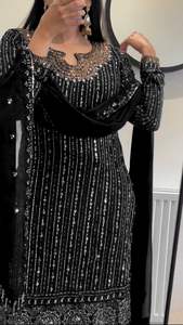 ชุดคอลเลกชั่นประจำชาติ3ชิ้นชุดคอลเลกชั่น foux gkan ด้านบนสุดปรางพร้อมกระจก & Latched - Product Image 5